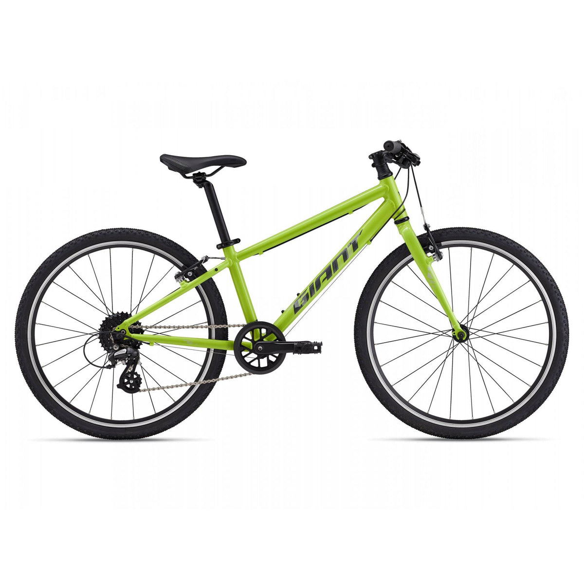 Giant ARX 24 kids bike with Shimano Altus gears and V-brake technology, featuring a sturdy frame and colorful design for young riders.