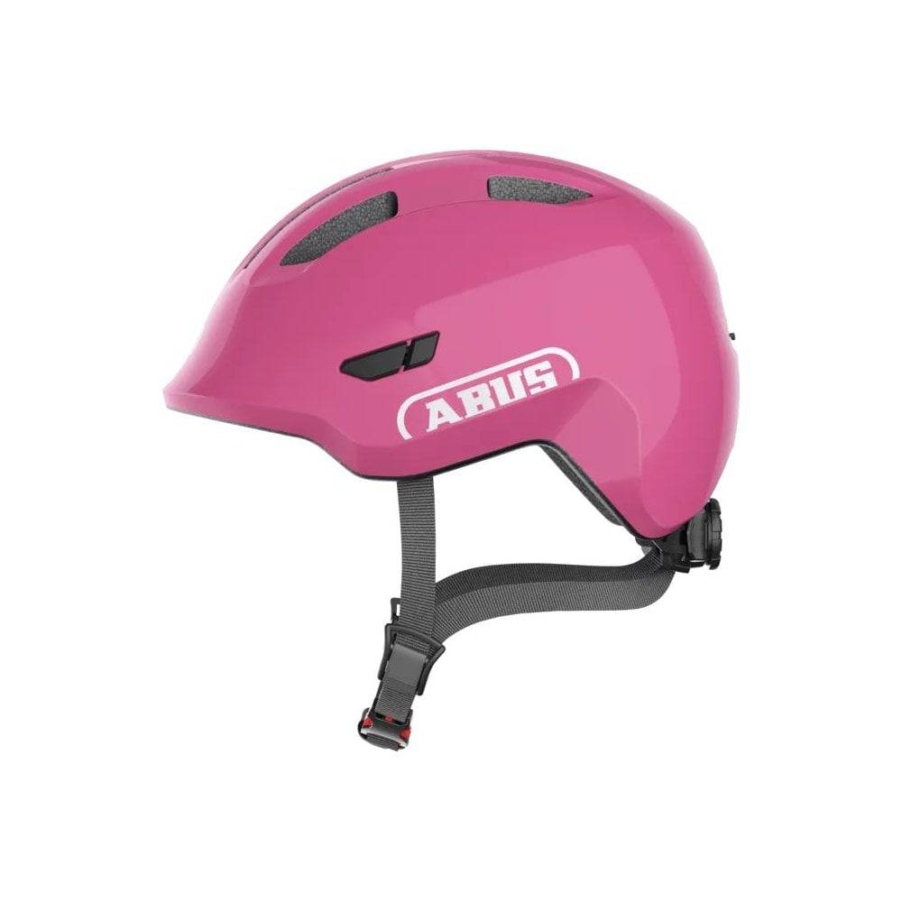 ABUS Smiley 3.0 kids cycling helmet with adjustable fit and colorful options, offering deep protection for young cyclists.