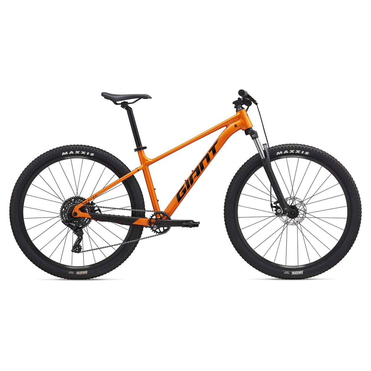 Giant Talon 4 mountain bike with aluminum frame, 27.5 and 29-inch wheels, trail-ready off-road bike.