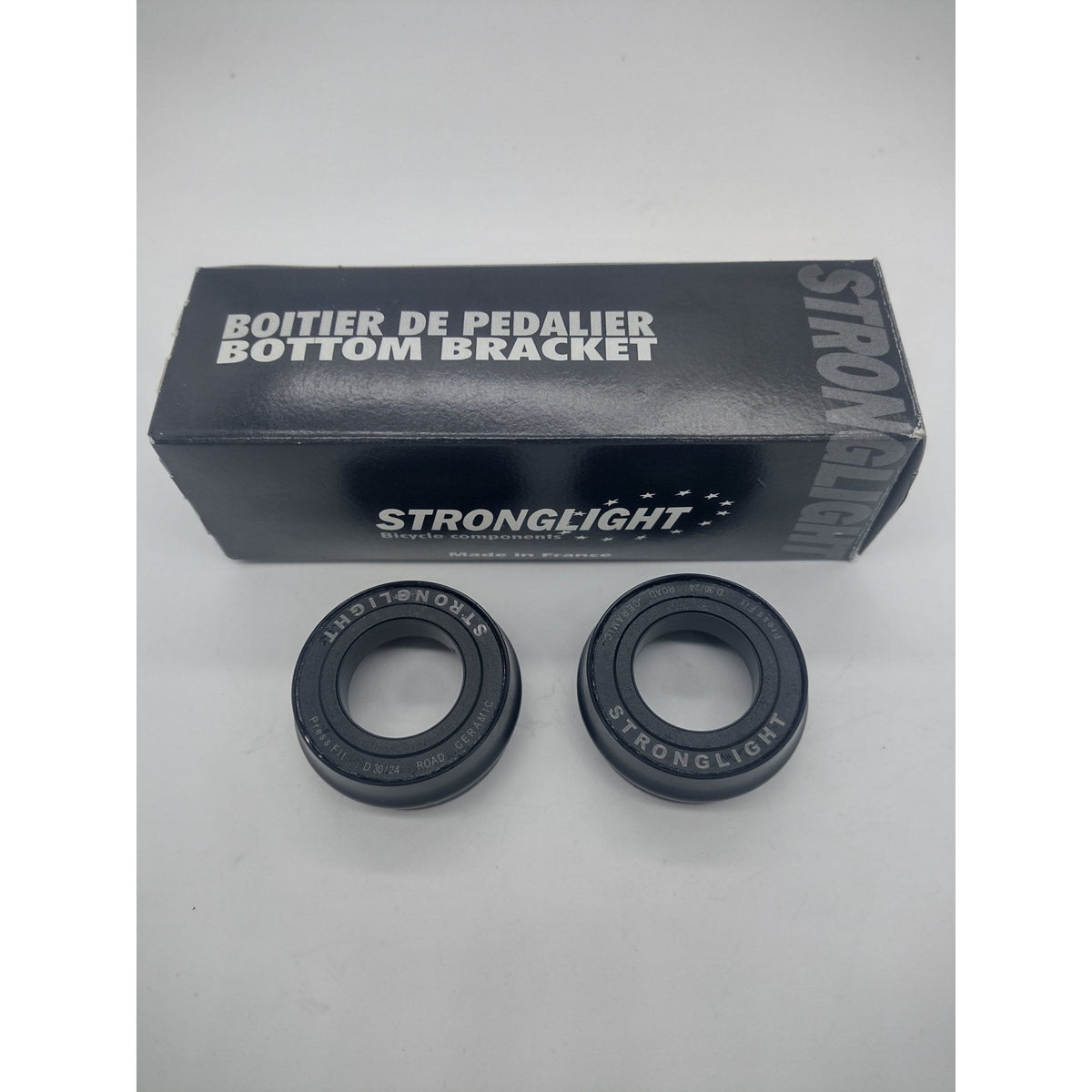 Stronglight Bb30 To 24Mm Ceramic Bearing Press Fit Bottom Bracket Cups Bottom Bracket
