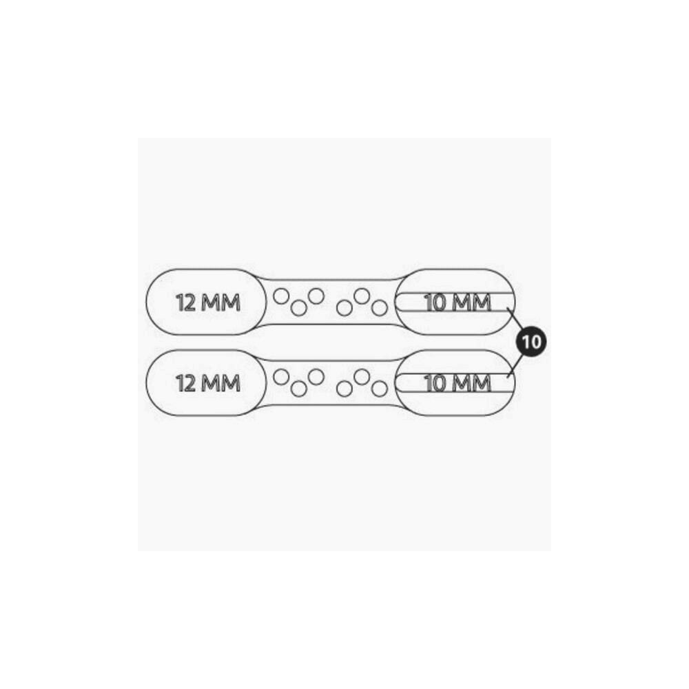Park Tool Tool Spares - 2581-2 10/12 mm Brake bleed block for BKM and BKD