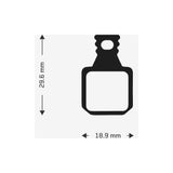 Aztec E-Bike Disc Brake Pads For Magura Mt5 / Mt7 (2 Pairs) Disc Pads