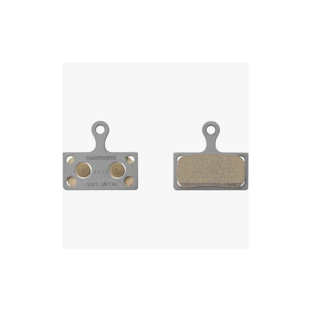 Shimano G04Ti-Mx Disc Pads And Spring Metal Sintered Pad Titanium Back Disc Pads