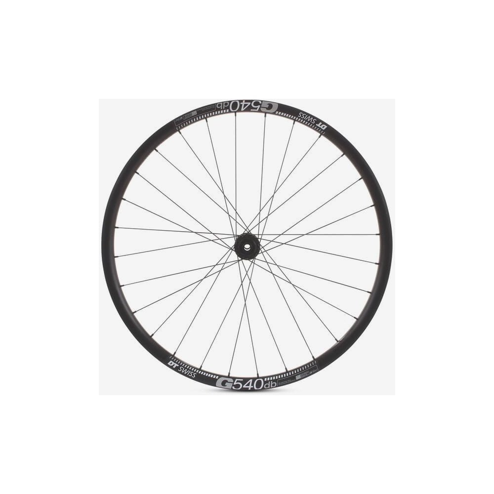 M Part Wheels Gravel Front Wheel Dt 370 Cl Hub Ta 100X12Mm G 540 Rim Tlr Black 650B Wheel