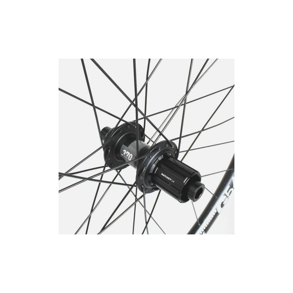 M Part Wheels Gravel Rear Wheel Dt 370 Cl Hub Ta 142X12Mm G 540 Rim Tlr Black 650B Wheel