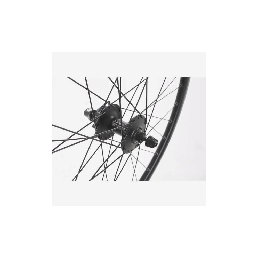 M Part Wheels Gravel/MTB Front Wheel Shimano Deore 6B Hub Qr 100Mm 650B/27.5 Inch Tlr Rim Blk Wheel