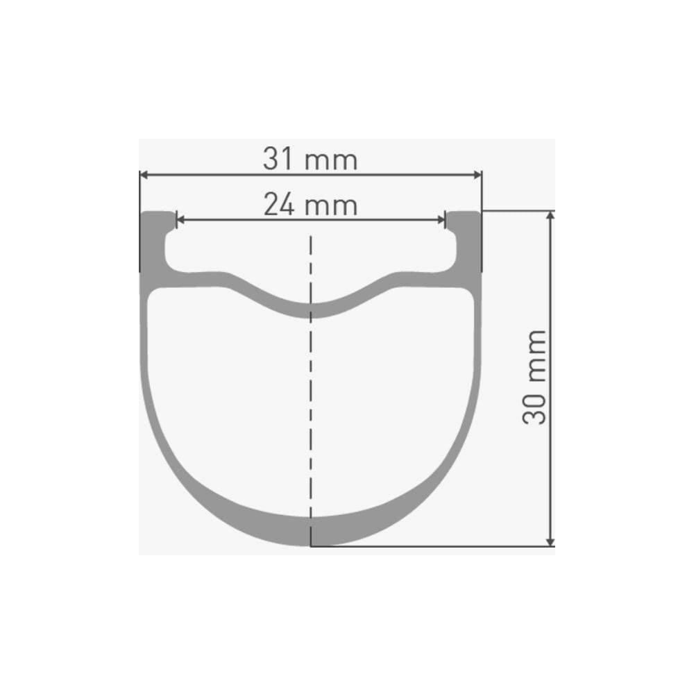 Dt Swiss Hgc 1400 Hybrid Disc Brake Wheel 42 X 24 Mm Rim 110 X 12 Mm Axle 700C Front Wheel