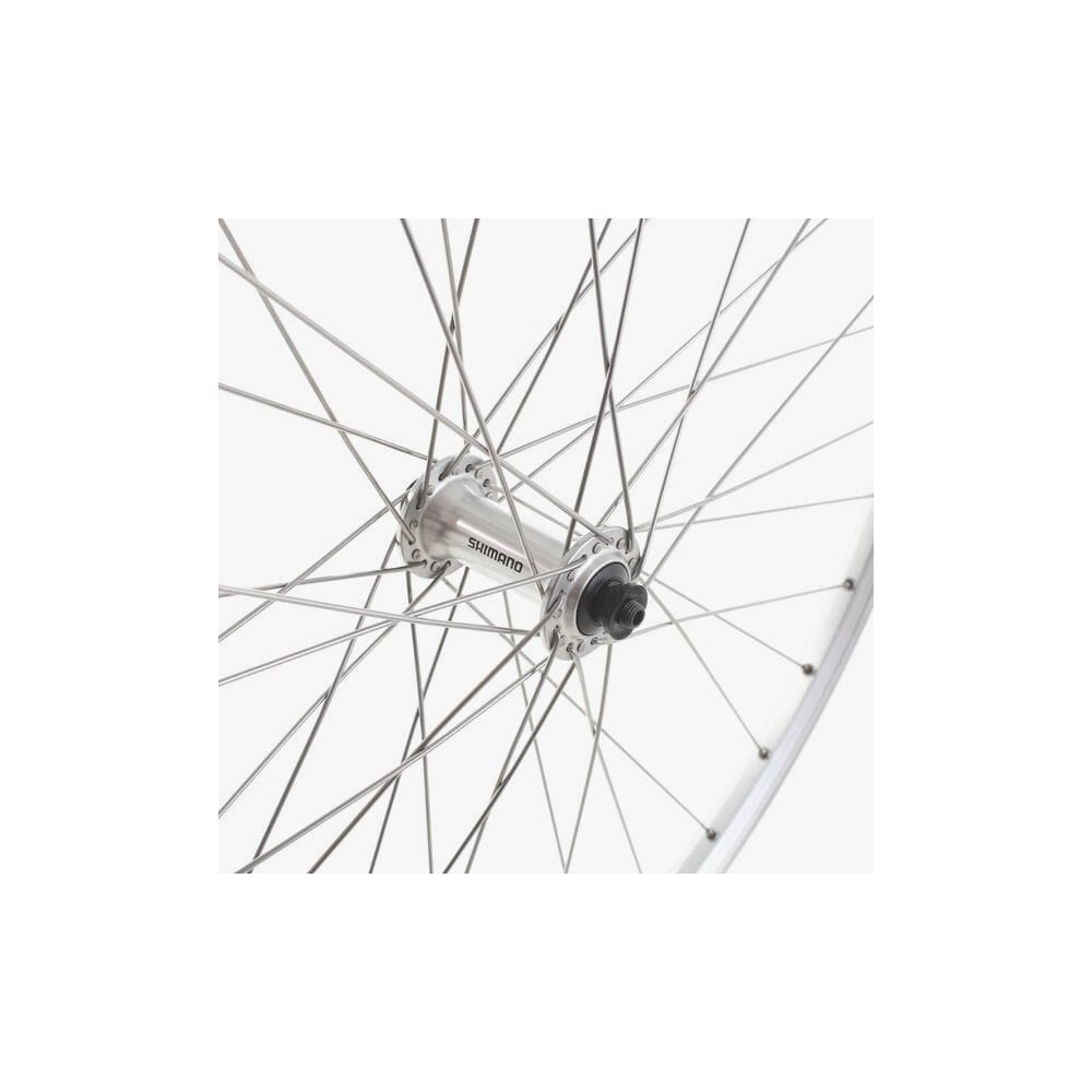 M Part Wheels Road Front Wheel Shimano Sora Hub Eyeleted Rim Silver 700C Wheel