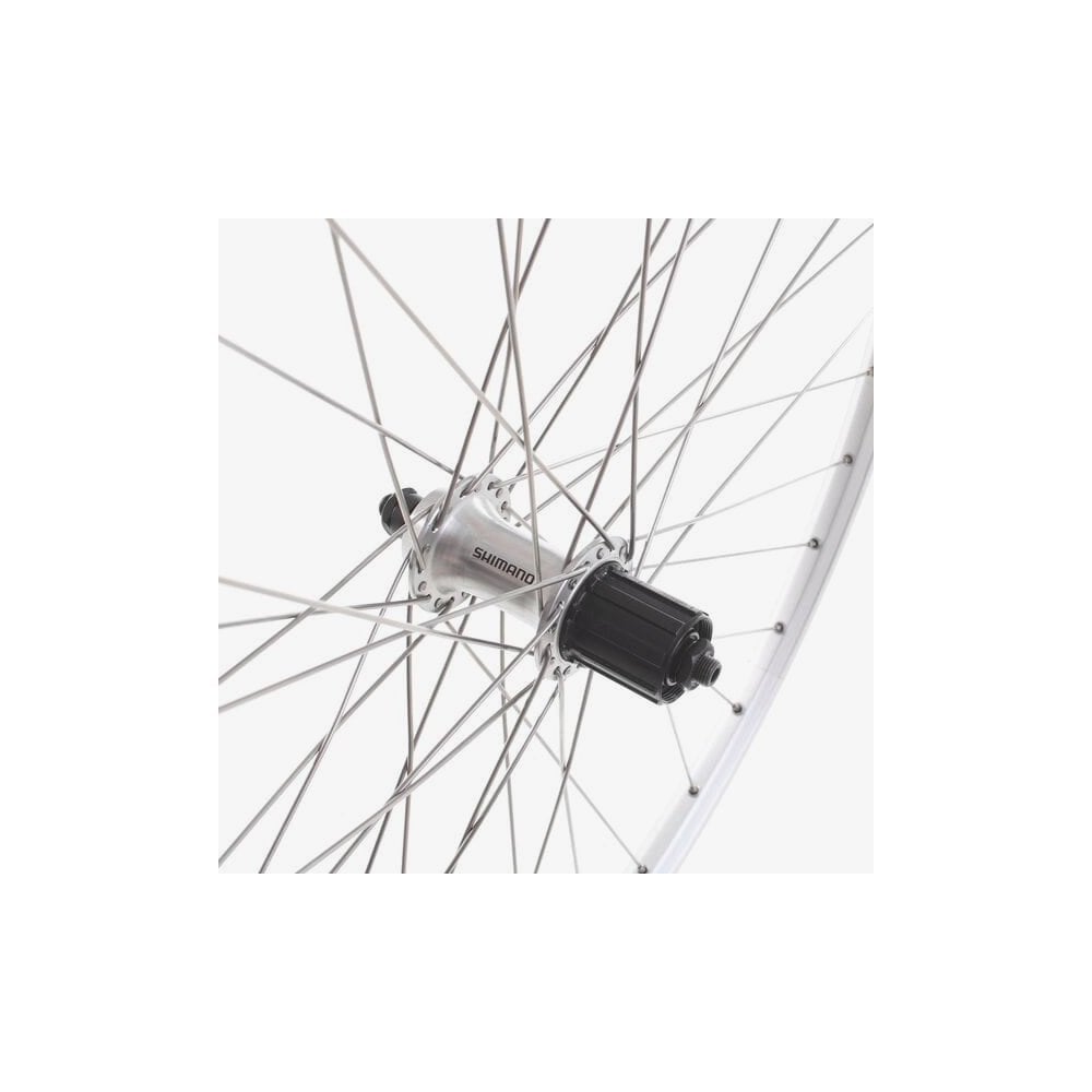 M Part Wheels Road Rear Wheel Shimano Sora Hub Eyeleted Rim Silver 700C Wheel