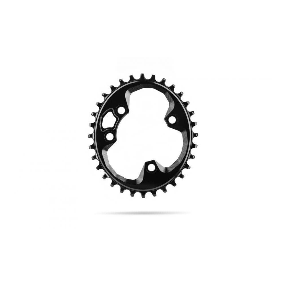 Absolute Black MTB Oval Rotor 76 BCD - Black - 34T