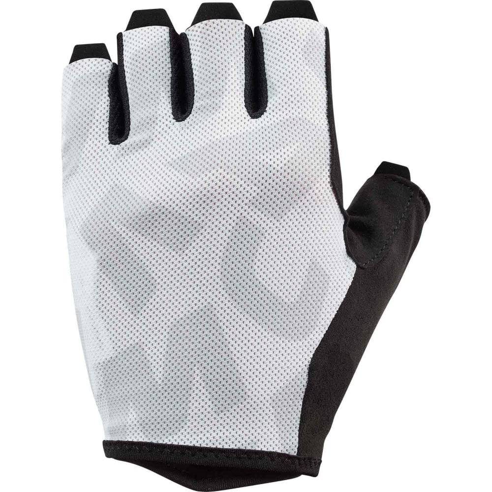 Mavic Aksium Graphic cycling gloves with gel and foam padding for comfortable riding, featuring vibrant design and breathable fabric.