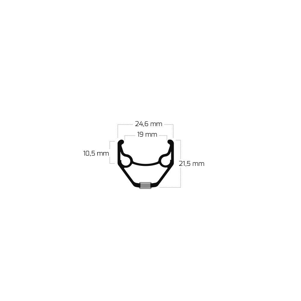 Ryde Zac 2000 26" Single Eyelet Rims MTB Rim