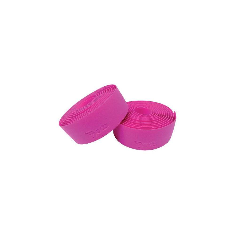 Deda EVA handlebar tape with water-resistant grip and chrome end plugs, designed for bike handlebars.