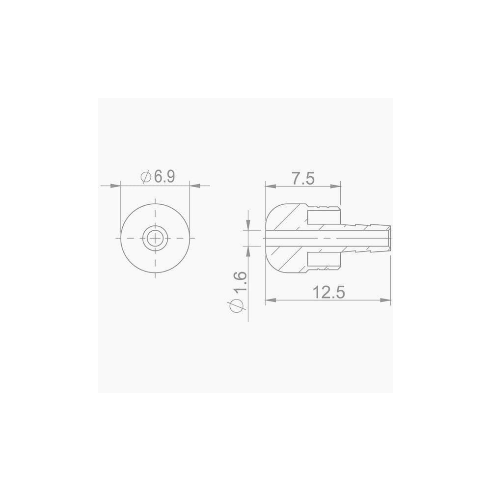 Aztec Needle 2.5Mm Hayes 8 Pieces Spares & Accessories