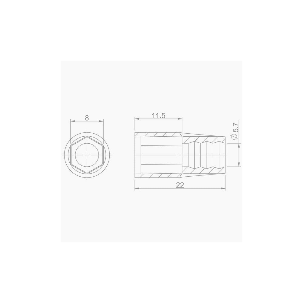 Aztec Rubber Shield 10 Pieces Spares & Accessories