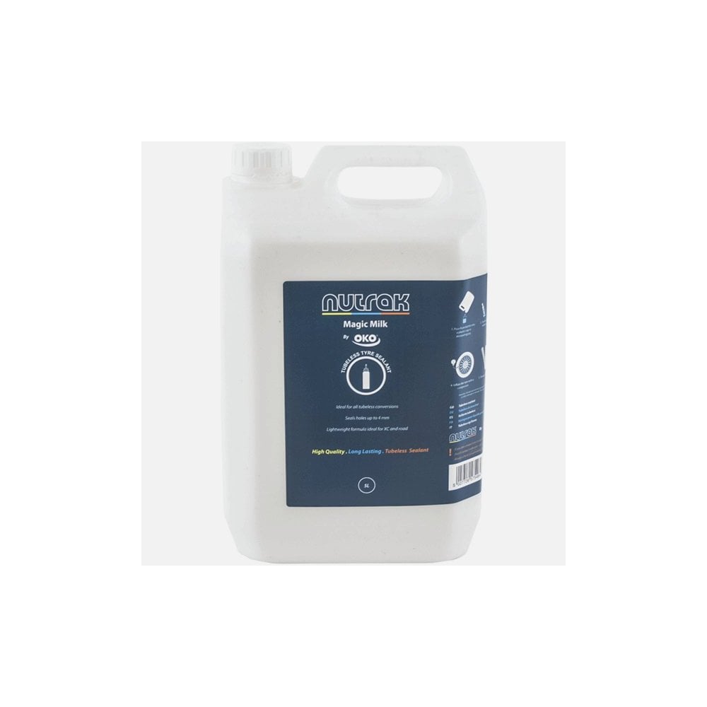 Nutrak Magic Milk Tubeless Tyre Sealant 5 Litre Tubeless
