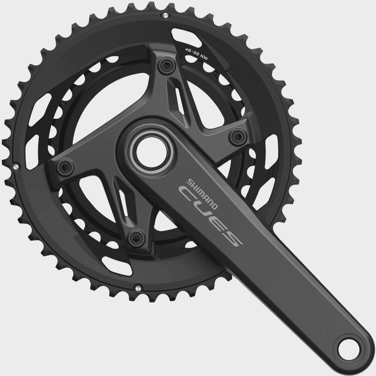 Shimano Fc-U6040-2 Cues 2 Hollowtech Ii Chainset For 9/10-Speed 170Mm 46-32T Cranks