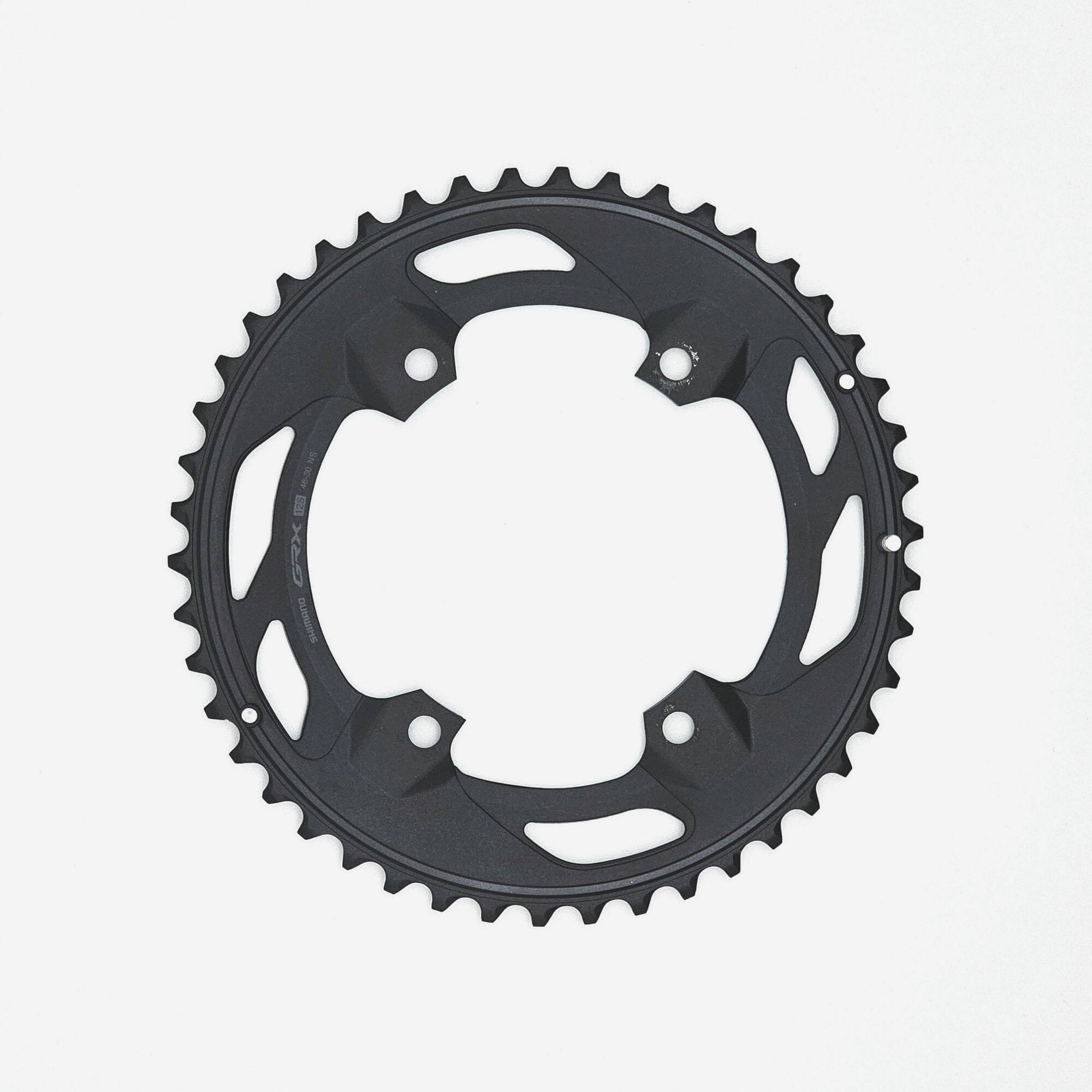 Shimano Fc-Rx610-2 Grx 12 Speed Double Outer Chainring 46T-Ns For 46-30T Chain Ring