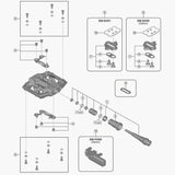 Shimano Pd-M821 Pedal Axle Assembly Right Hand Spares & Accessories