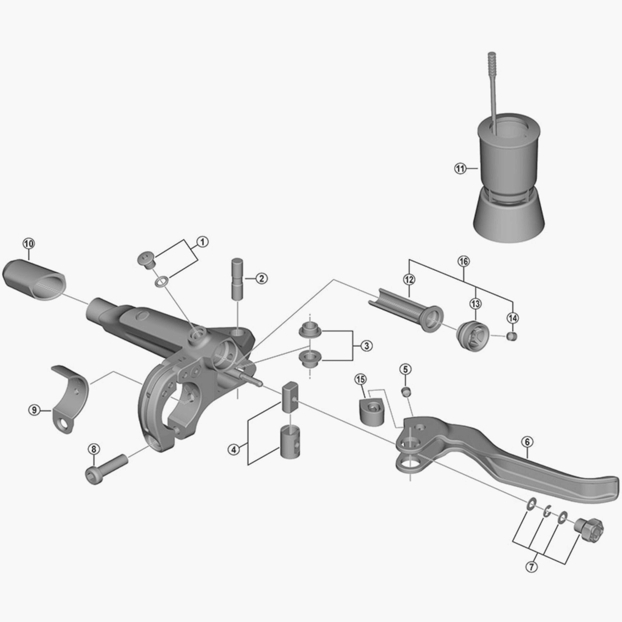 Shimano Blt785 Adjust Boss&Sleeve Spares & Accessories