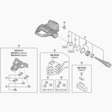 Shimano Sm-Sh20 Spd-Sl Cleat Spacer / Fixing Bolt Set Cleats