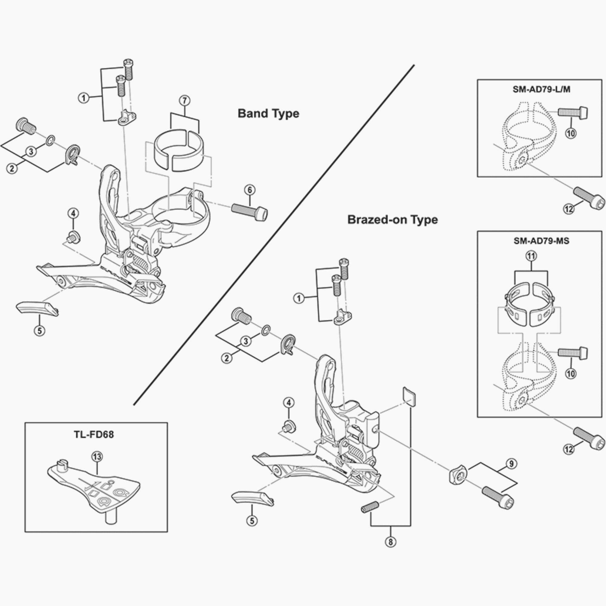 Shimano Fd-9000 Skid Plate Spares & Accessories