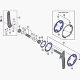 Shimano Fc-M610 Plate Pin Spares & Accesories