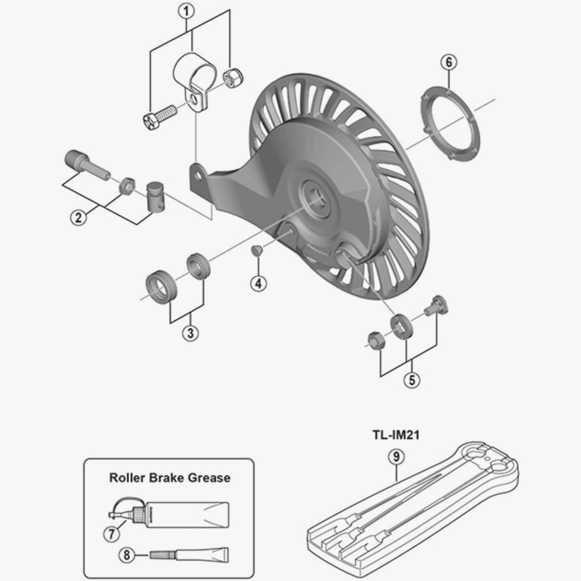 Shimano Brim45 In Cable Fix Bolt Spares & Accessories