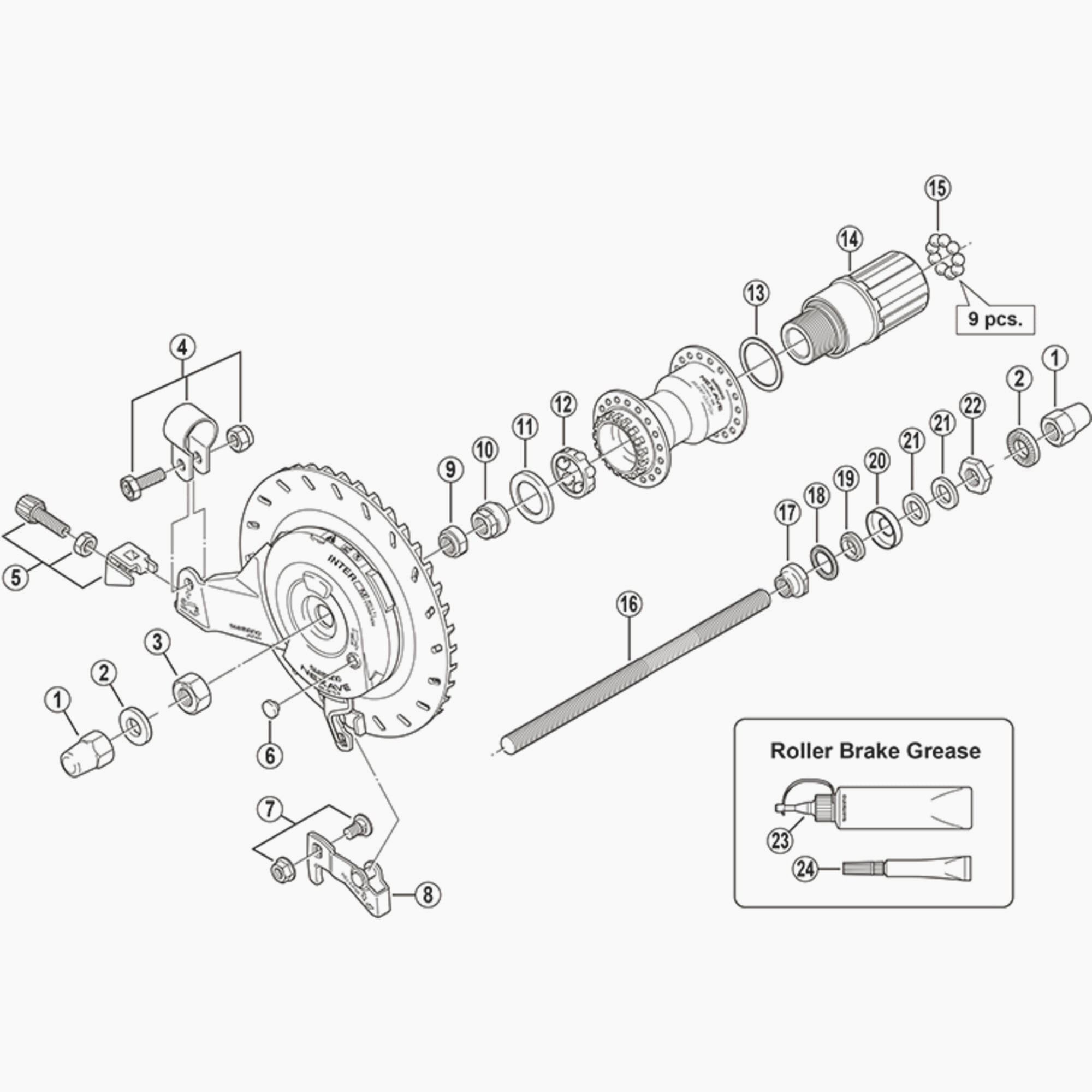 Shimano Brim70 Cable Fix Blt Unit Spares & Accessories