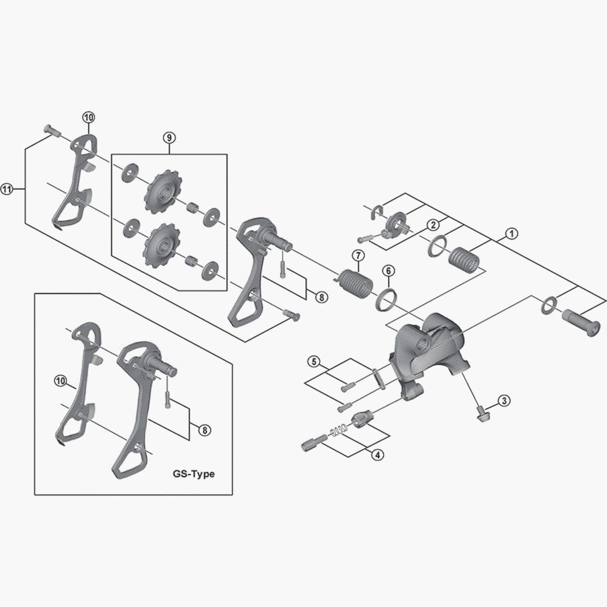 Shimano Rd-4700 Cable Fixing Bolt With Plate Spares & Accessories