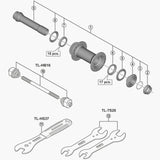 Shimano Hb-M8010 Hub Axle Unit