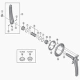 Shimano Fc-Mt700 Left Hand Crank Arm 170 Mm Spares & Accesories