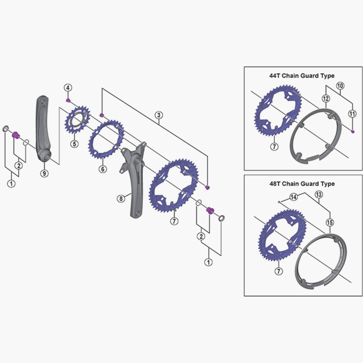 Shimano Fc-T4010 Left Hand Crank Arm 170 Mm Black Spares & Accesories