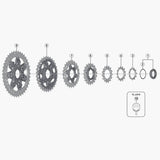 Shimano Cs-M9000 Lock-Ring And Spacer Spares & Accessories
