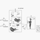 Shimano St-R3000 Left Hand Main Lever Support Spares & Accessories
