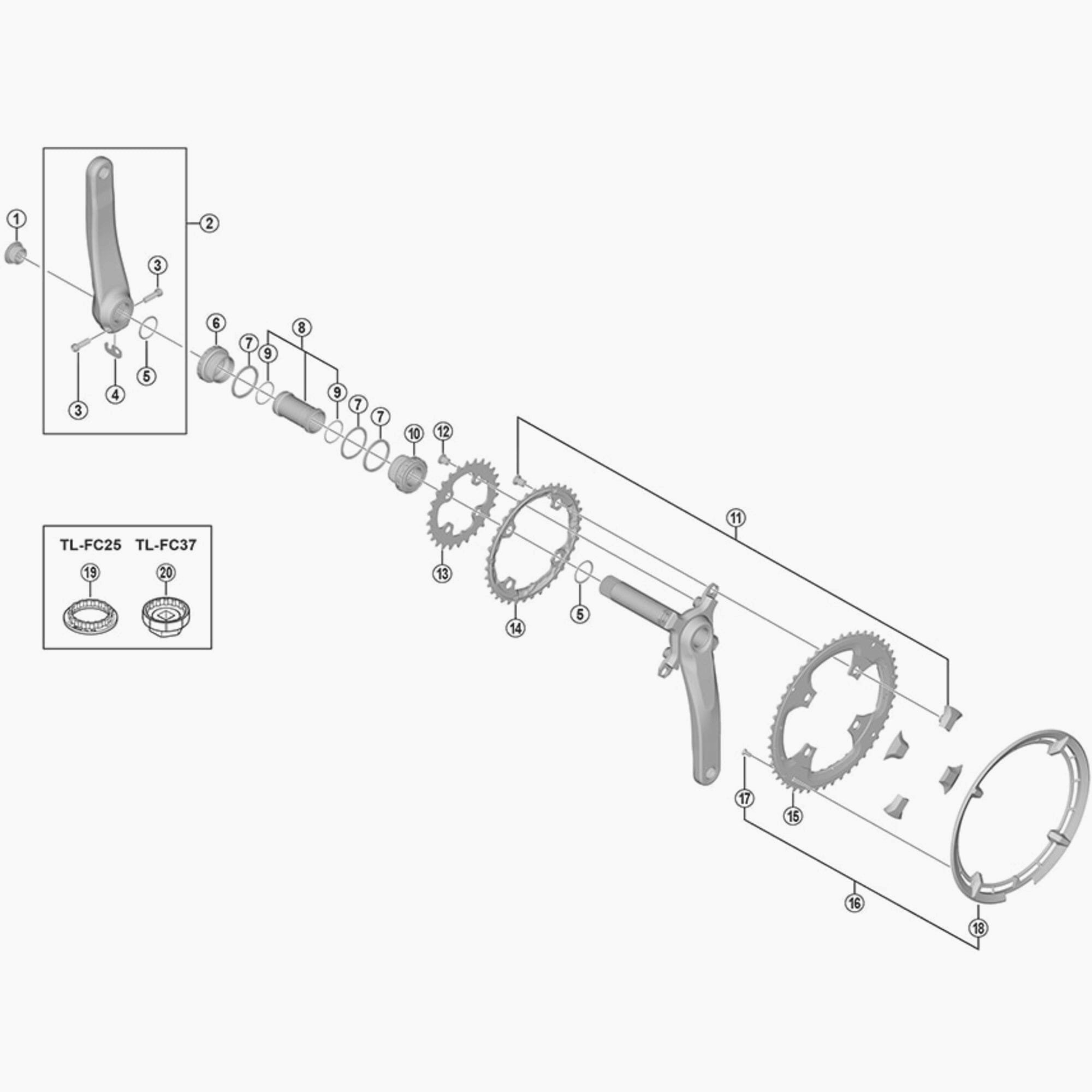 Shimano Fc-T8000 Gear Fixing Bolts M8 X 10.1 Mm Pack Of 4 Spares & Accessories