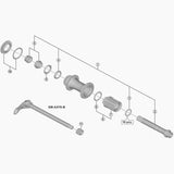 Shimano Fh-M9010-B Hub Axle, 148 Mm