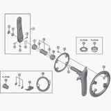 Shimano Fc-R9100-P Outer Cap Spares & Accesories