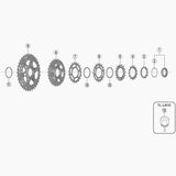 Shimano Cs-Hg800-11 Lock Ring And Spacer Spares & Accesories