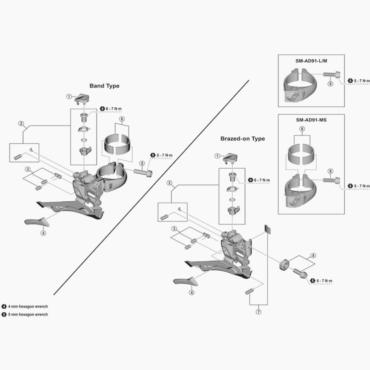 Shimano Fd-5801 Cable Fixing And Adjusting Bolt Unit Spares & Accesories