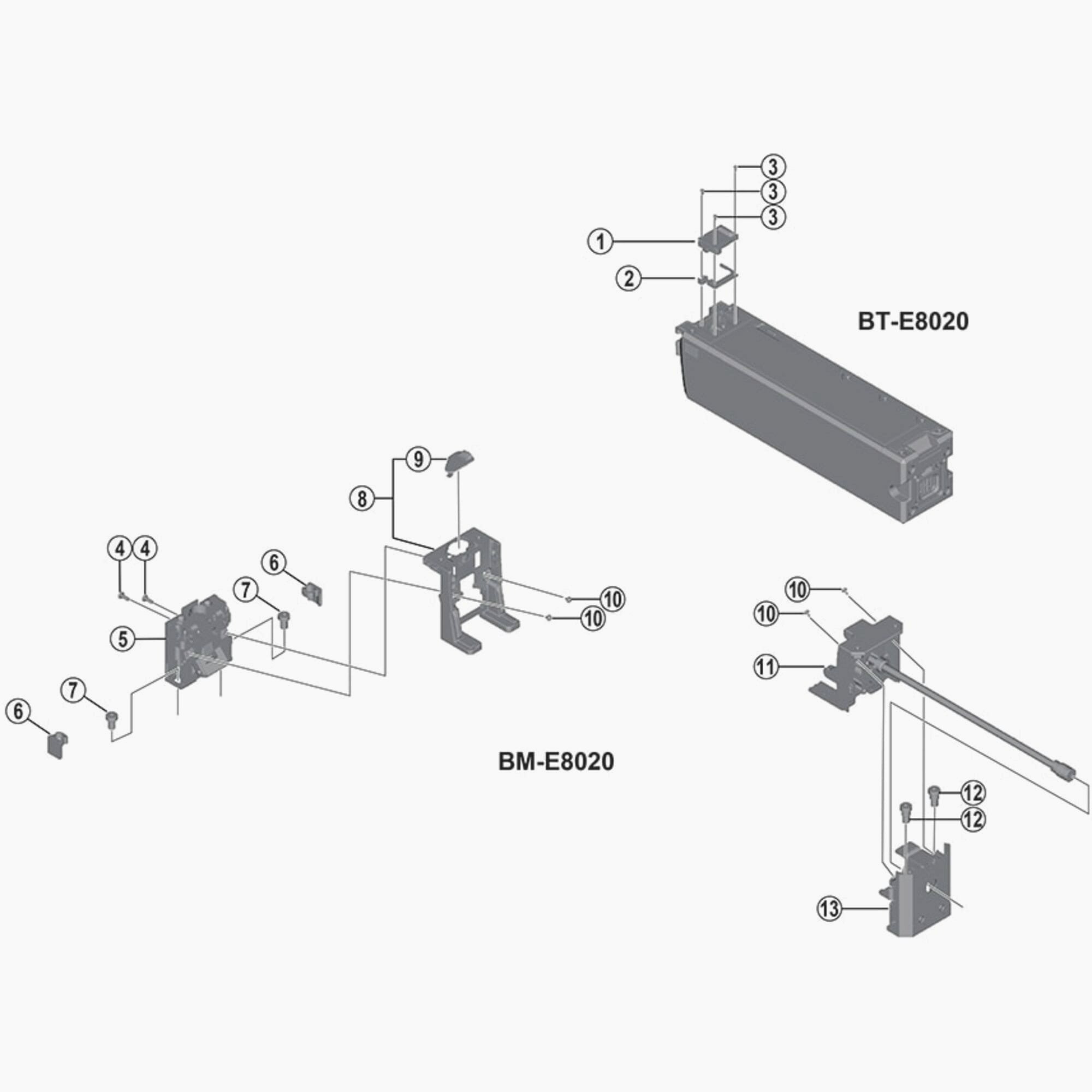 Shimano Bm-E8020 Connector Assembly 250 Mm Spares & Accessories
