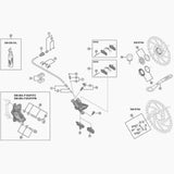 Shimano Hb-M618 Lock Ring & Washer