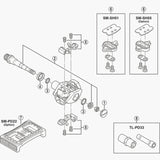 Shimano Spd-Body Plate And Fixing Screws Spares & Accessories