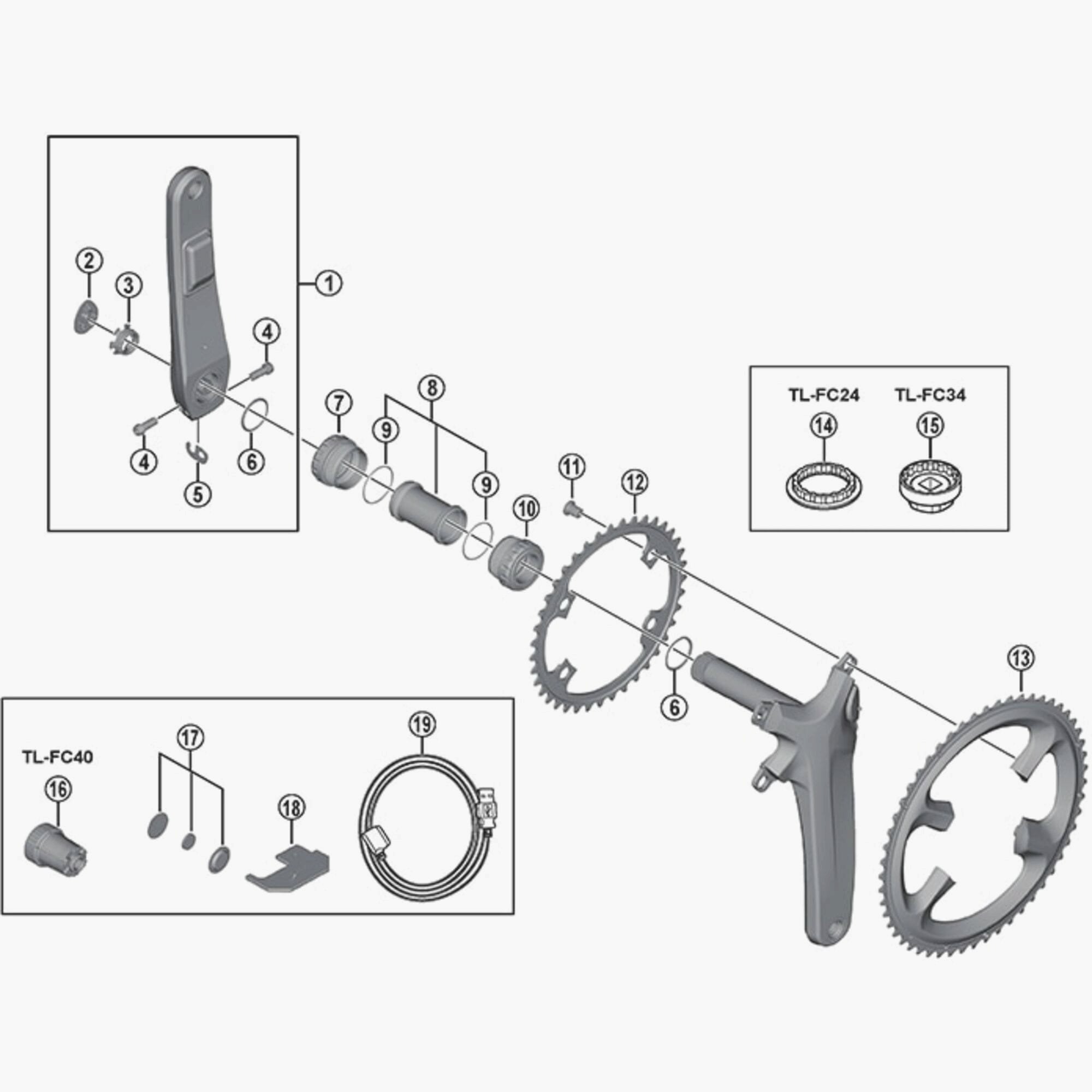 Shimano Fc-R9100-P Charging Cable Spares & Accesories