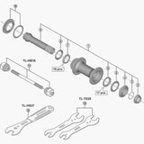 Shimano Hb-M7010 Right Hand Lock Nut