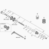 Shimano Fh-M9111 Left Hand Ball Retainer, 5/32 X 15 Mm