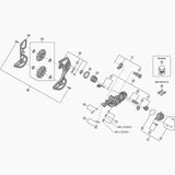 Shimano Rd-M8100 P-Cover Unit Spares & Accessories