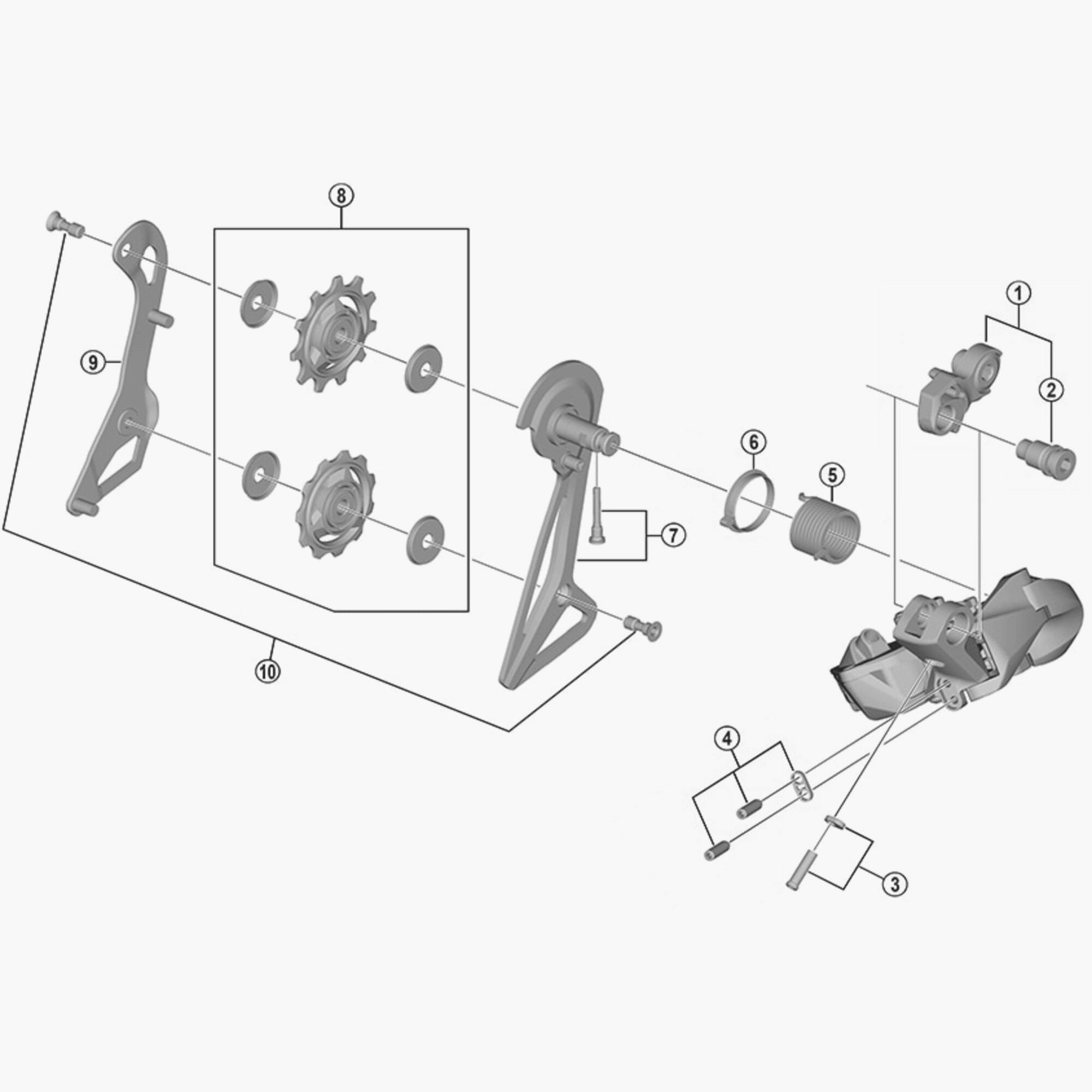 Shimano Rd-R9150 End Adjusting Bolt And Plate Spares & Accessories