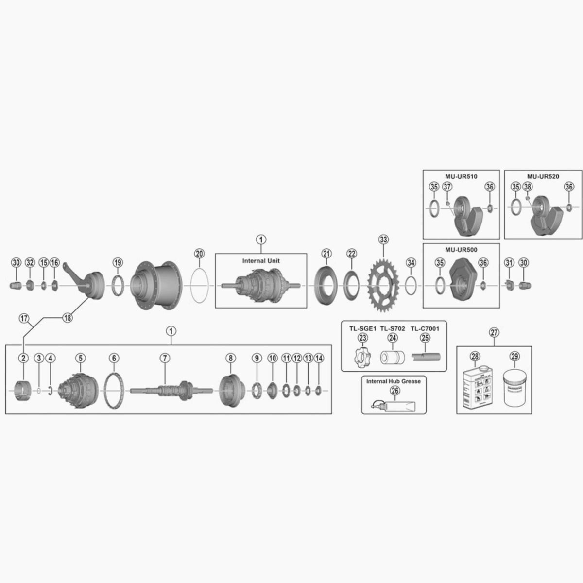 Shimano Sm-C7000 Snap Ring