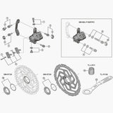 Shimano Sm-Rt10 Lock Ring And Washer Spares & Accessories